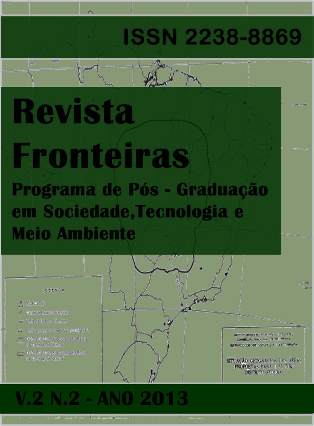 					Visualizar v. 2 n. 2 (2013): FRONTEIRAS - ISSN 2238-8869
				